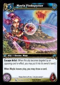 Mayla Finksputter - Fields of Honor - WoW card