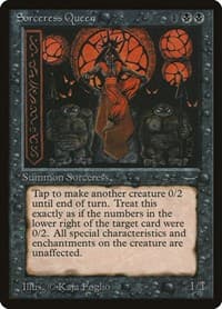 Sorceress Queen - Arabian Nights - Magic: The Gathering card