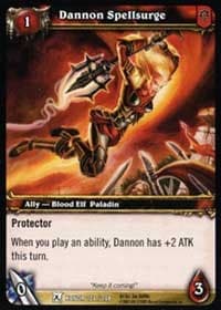 Dannon Spellsurge - Fields of Honor - WoW card