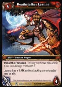 Deathstalker Leanna - Fields of Honor - WoW card
