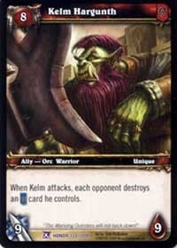 Kelm Hargunth - Fields of Honor - WoW card