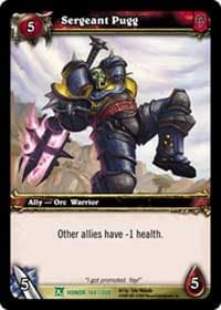 Sergeant Pugg - Fields of Honor - WoW card
