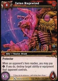 Zalan Ragewind - Fields of Honor - WoW card