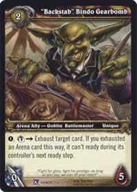 "Backstab" Bindo Gearbomb - Fields of Honor - WoW card