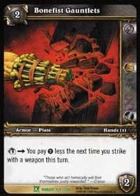 Bonefist Gauntlets - Fields of Honor - WoW card
