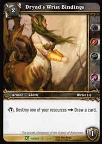 Dryad's Wrist Bindings - Fields of Honor - WoW card