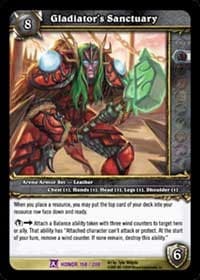 Gladiator's Sanctuary - Fields of Honor - WoW card