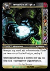 Frostwolf Insignia - Fields of Honor - WoW card