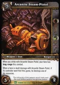 Arcanite Steam-Pistol - Fields of Honor - WoW card