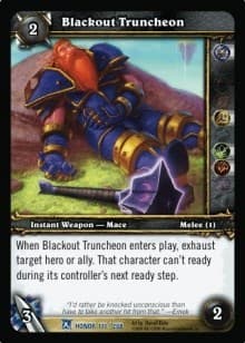 Blackout Truncheon - Fields of Honor - WoW card