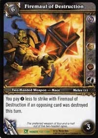 Firemaul of Destruction - Fields of Honor - WoW card