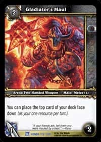 Gladiator's Maul - Fields of Honor - WoW card
