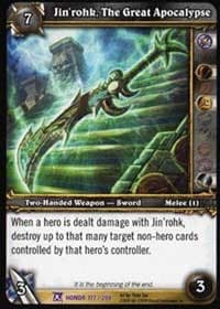 Jin'rohk, The Great Apocalypse - Fields of Honor - WoW card