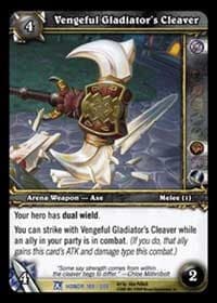 Vengeful Gladiator's Cleaver - Fields of Honor - WoW card