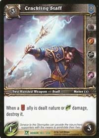 Crackling Staff - Fields of Honor - WoW card