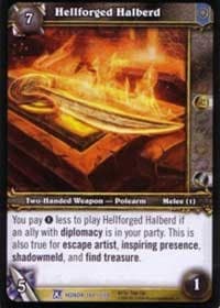 Hellforged Halberd - Fields of Honor - WoW card