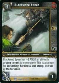 Blackened Spear - Fields of Honor - WoW card