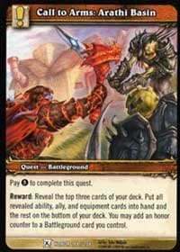 Call to Arms: Arathi Basin - Fields of Honor - WoW card