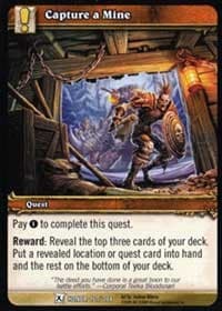 Capture a Mine - Fields of Honor - WoW card