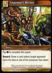 Legendary Heroes - Fields of Honor - WoW card