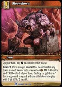 Showdown - Fields of Honor - WoW card