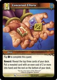 Concerted Efforts - Fields of Honor - WoW card