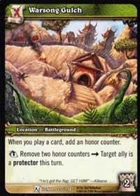 Warsong Gulch - Fields of Honor - WoW card