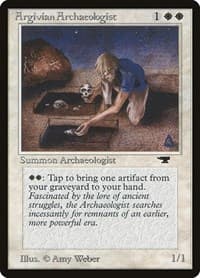 Argivian Archaeologist - Antiquities - Magic: The Gathering card