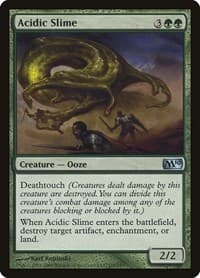 Acidic Slime - Magic 2010 (M10) - Magic: The Gathering card