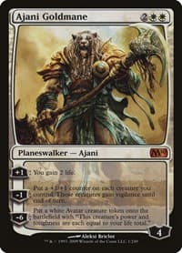 Ajani Goldmane - Magic 2010 (M10) - Magic: The Gathering card