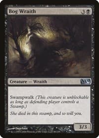 Bog Wraith - Magic 2010 (M10) - Magic: The Gathering card
