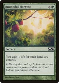Bountiful Harvest - Magic 2010 (M10) - Magic: The Gathering card
