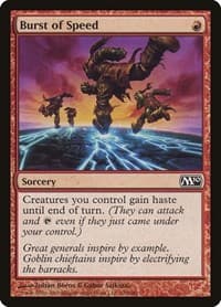 Burst of Speed - Magic 2010 (M10) - Magic: The Gathering card