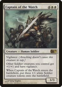 Captain of the Watch - Magic 2010 (M10) - Magic: The Gathering card