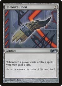 Demon's Horn - Magic 2010 (M10) - Magic: The Gathering card