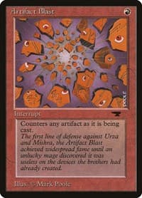 Artifact Blast - Antiquities - Magic: The Gathering card