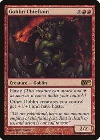 Goblin Chieftain - Magic 2010 (M10) - Magic: The Gathering card