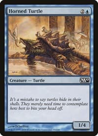 Horned Turtle - Magic 2010 (M10) - Magic: The Gathering card