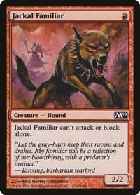 Jackal Familiar - Magic 2010 (M10) - Magic: The Gathering card