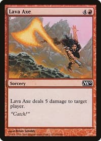 Lava Axe - Magic 2010 (M10) - Magic: The Gathering card