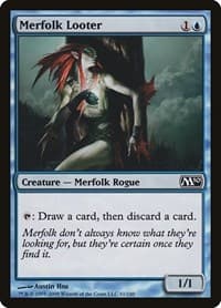 Merfolk Looter - Magic 2010 (M10) - Magic: The Gathering card