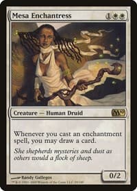 Mesa Enchantress - Magic 2010 (M10) - Magic: The Gathering card