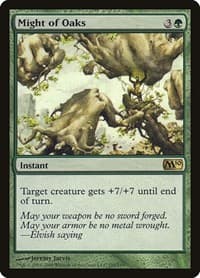 Might of Oaks - Magic 2010 (M10) - Magic: The Gathering card