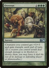 Overrun - Magic 2010 (M10) - Magic: The Gathering card