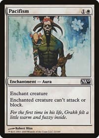Pacifism - Magic 2010 (M10) - Magic: The Gathering card