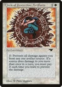 Circle of Protection: Artifacts - Antiquities - Magic: The Gathering card