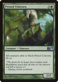 Prized Unicorn - Magic 2010 (M10) - Magic: The Gathering card