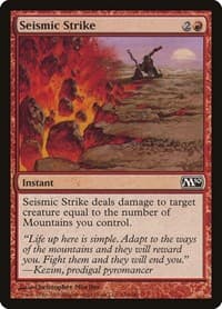 Seismic Strike - Magic 2010 (M10) - Magic: The Gathering card