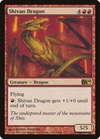 Shivan Dragon - Magic 2010 (M10) - Magic: The Gathering card