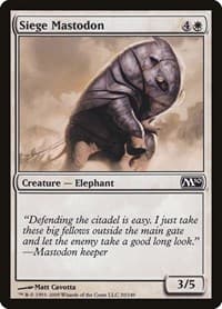Siege Mastodon - Magic 2010 (M10) - Magic: The Gathering card